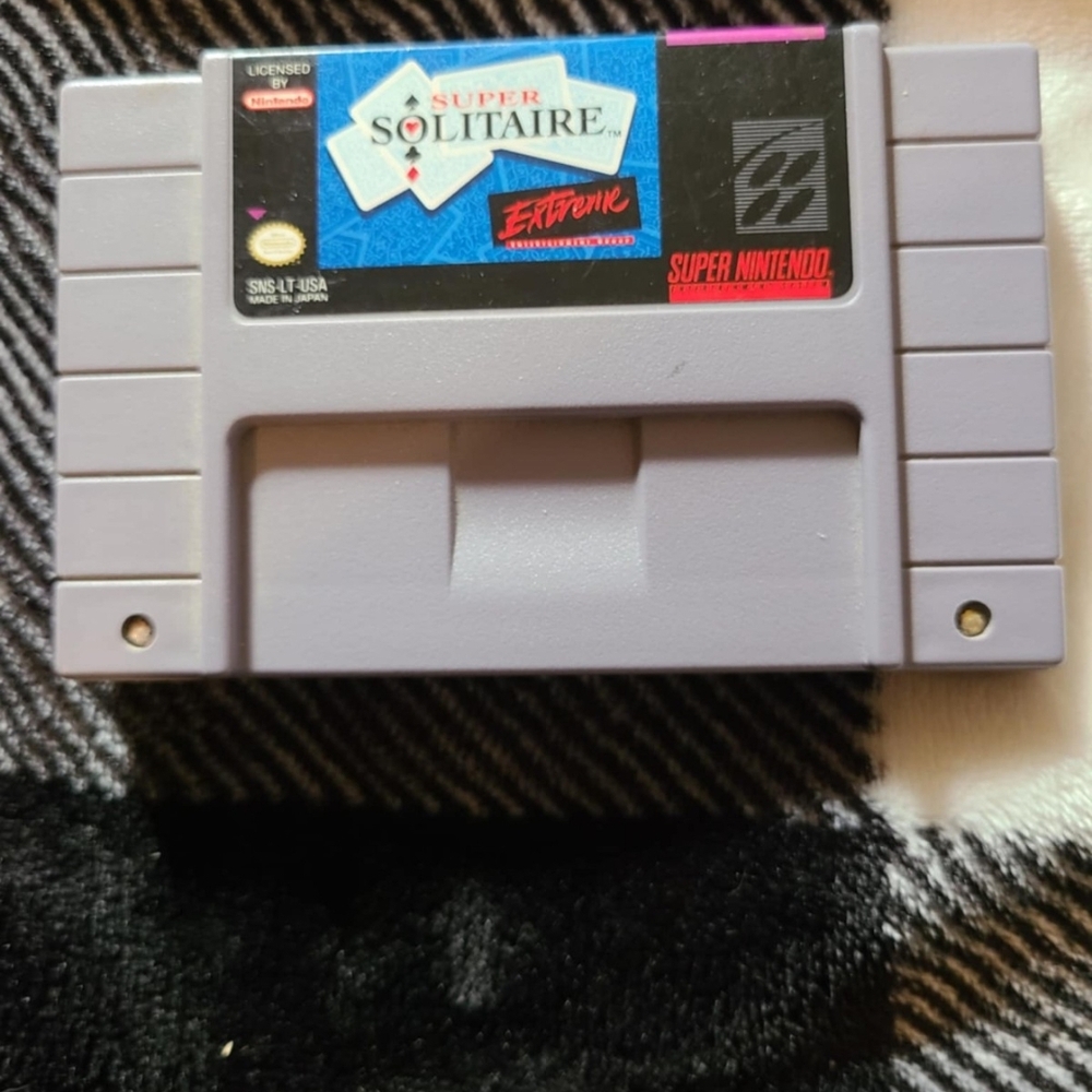 Nintendo SNES Game Cartridge